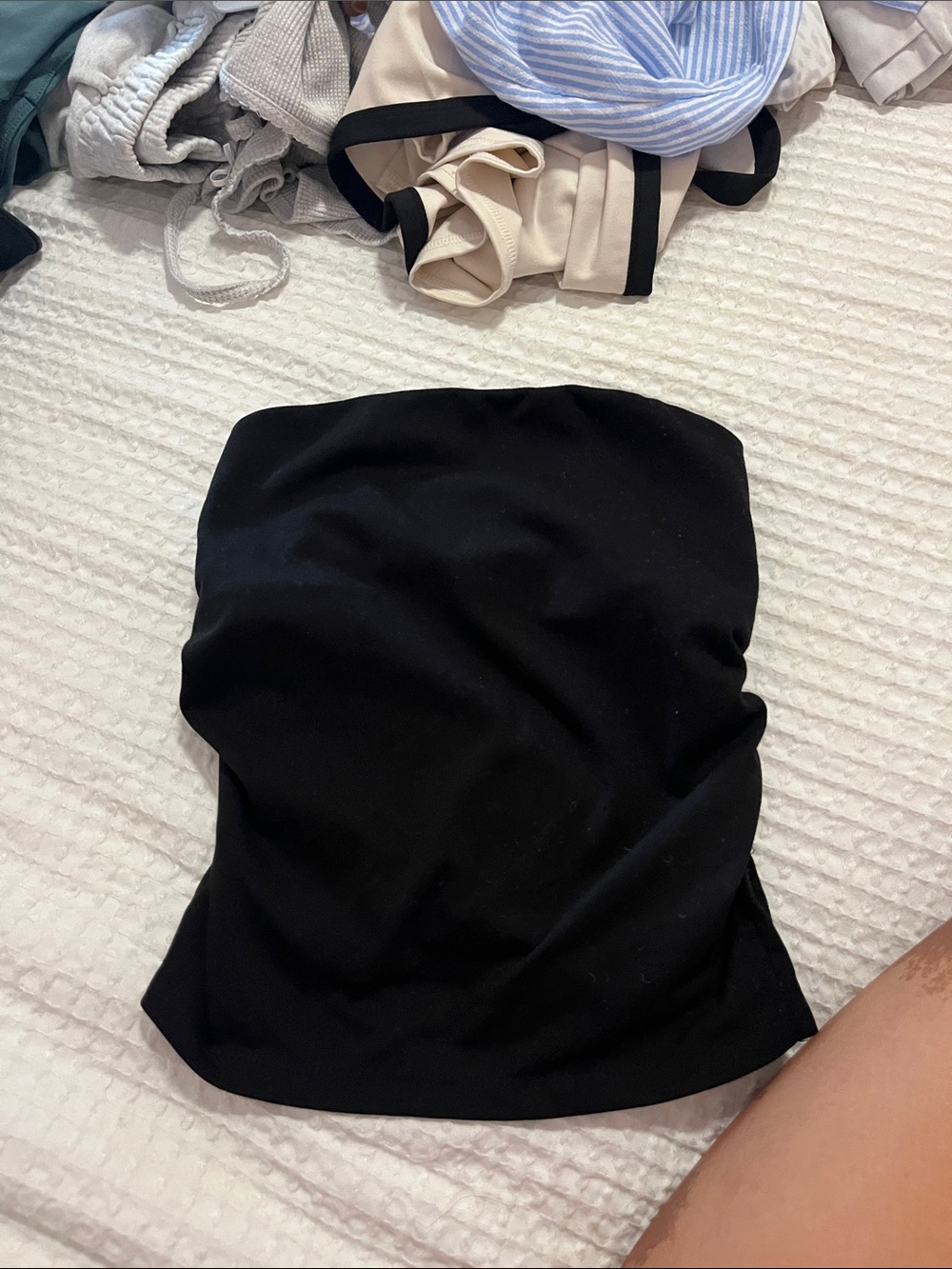 PacSun Black Strapless Tube Top